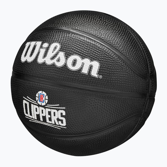 Wilson NBA Team Tribute Mini Los Angeles Clippers baschet WZ4017612XB3 mărimea 3 3