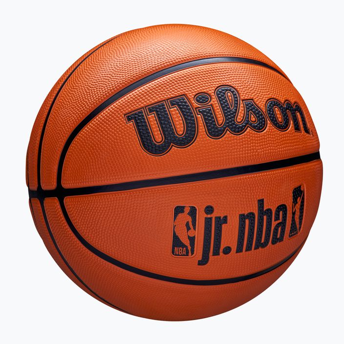 Minge de baschet Wilson NBA JR Drv Fam Logo brown mărime 7 2