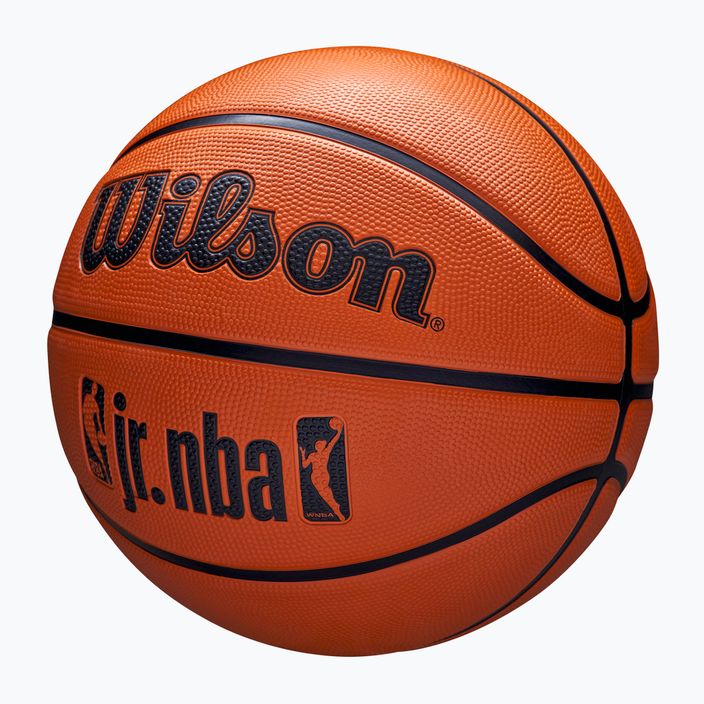 Minge de baschet Wilson NBA JR Drv Fam Logo brown mărime 6 3