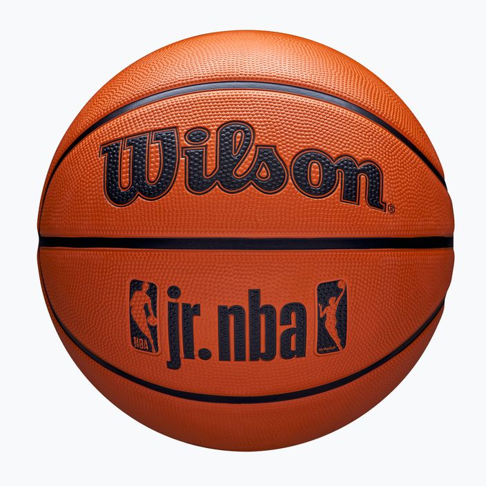 Minge de baschet pentru copii Wilson NBA JR Drv Fam Logo brown mărime 5