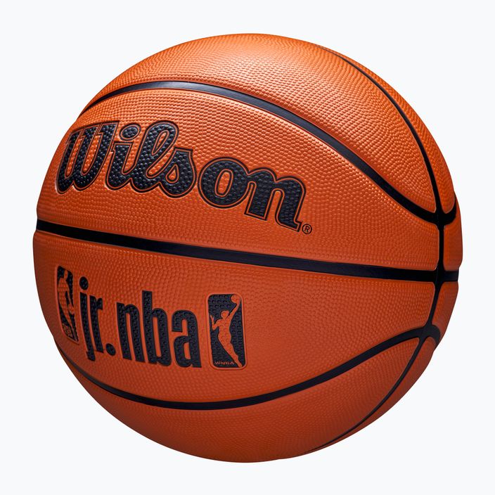 Minge de baschet pentru copii Wilson NBA JR Drv Fam Logo brown mărime 5 3