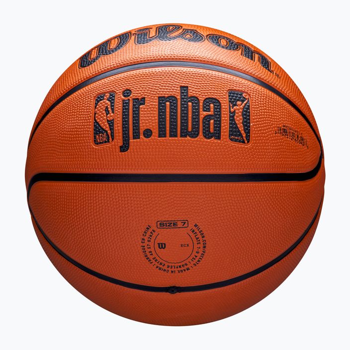 Minge de baschet pentru copii Wilson NBA JR Drv Fam Logo brown mărime 5 5