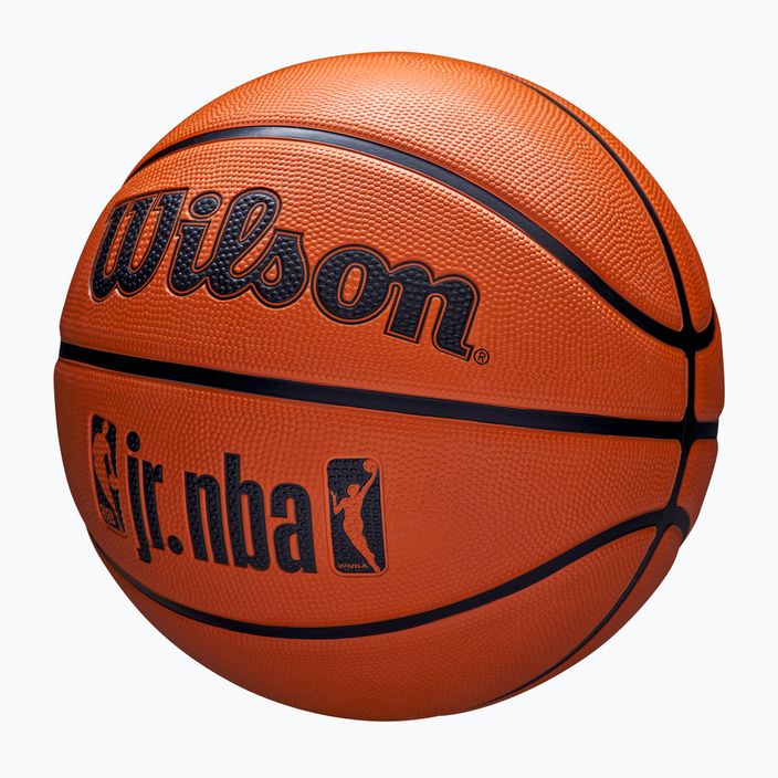 Minge de baschet pentru copii Wilson NBA JR Drv Fam Logo brown mărime 4 3