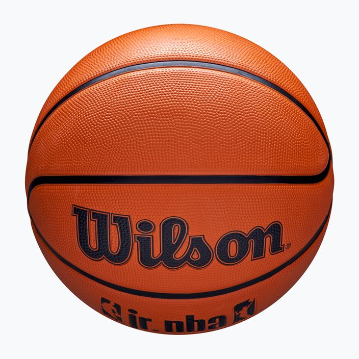 Minge de baschet pentru copii Wilson NBA JR Drv Fam Logo brown mărime 4 4