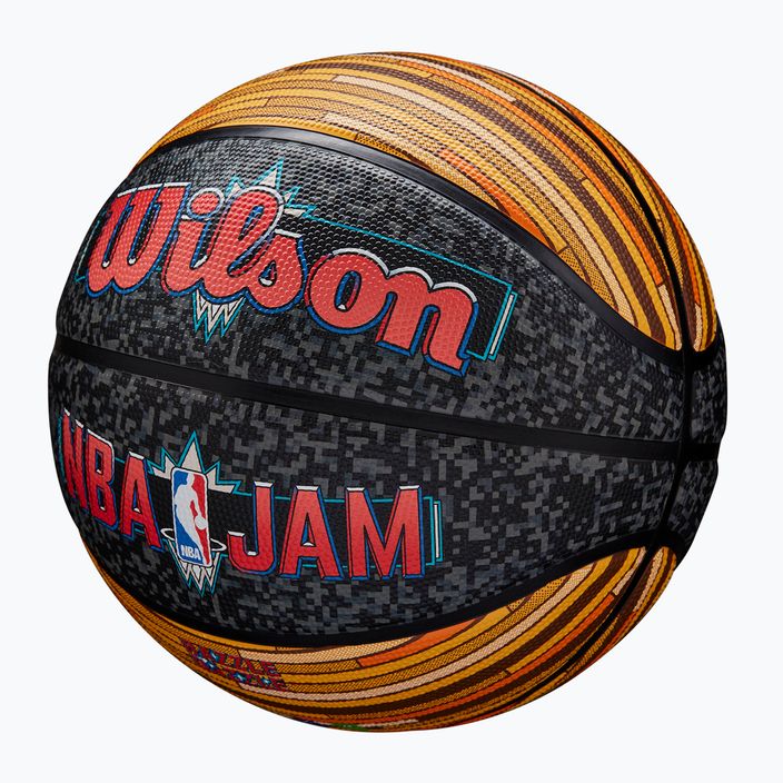 Minge de baschet Wilson NBA Jam Outdoor black/gold mărime 7 3