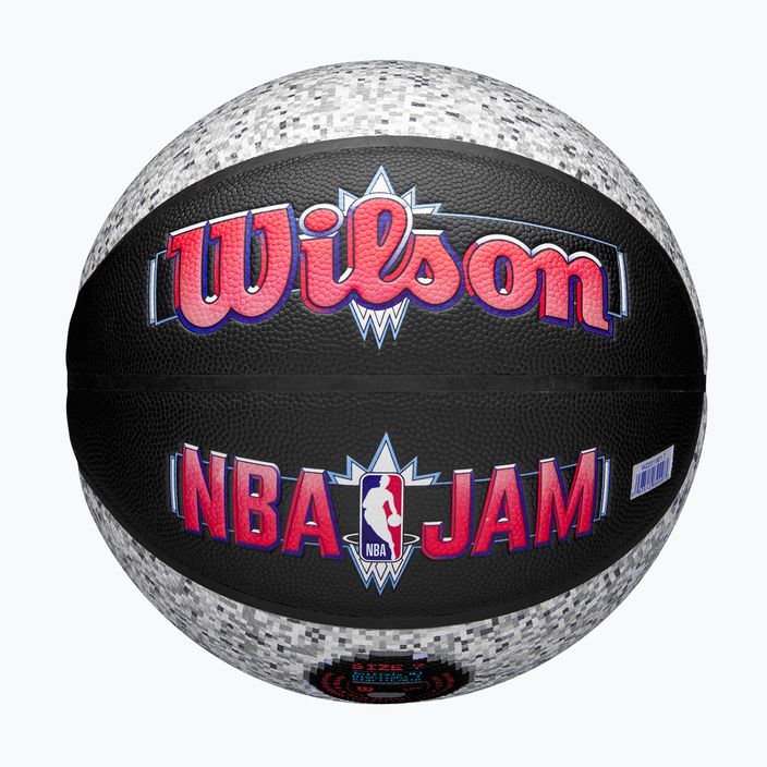 Minge de baschet Wilson NBA Jam Indoor Outdoor black/grey mărime 7