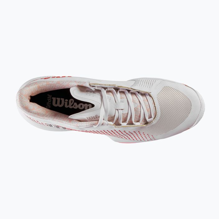 Pantofi de tenis pentru femei Wilson Kaos Swift 1.5 roșu și alb WRS331040 16