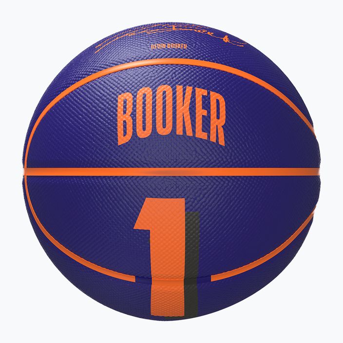 Minge de baschet pentru copii Wilson NBA Player Icon Mini Booker navy mărime 3