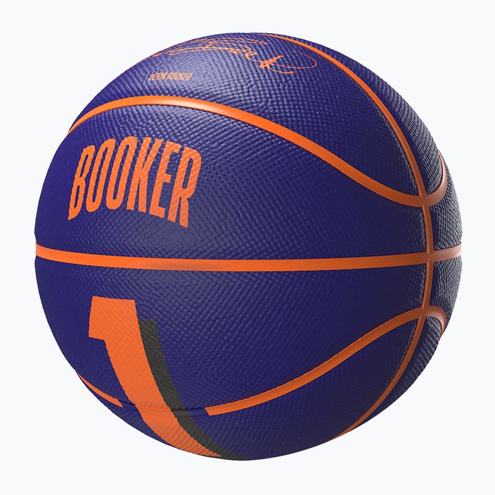 Minge de baschet pentru copii Wilson NBA Player Icon Mini Booker navy mărime 3 3