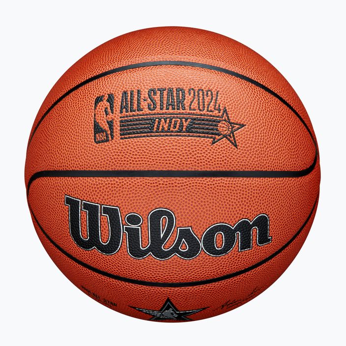 Minge de baschet Wilson 2024 NBA All Star Replica + pudełko brown mărime 7 4