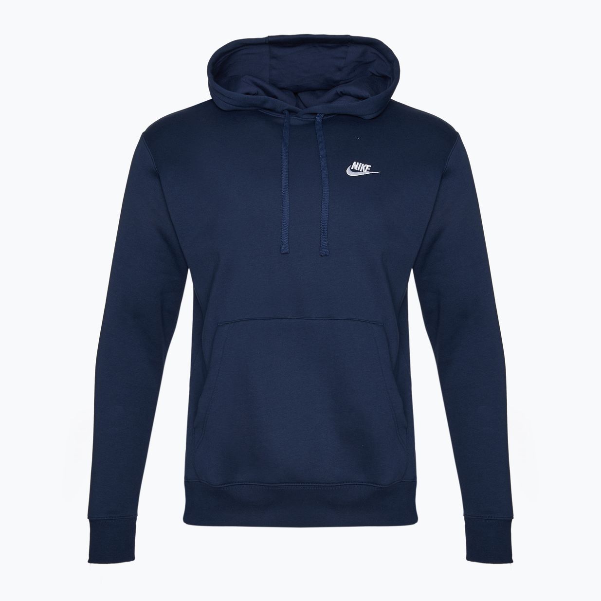 Hanorac pentru bărbați Nike Sportswear Club Fleece Hoodie midnight navy/midnight navy/white