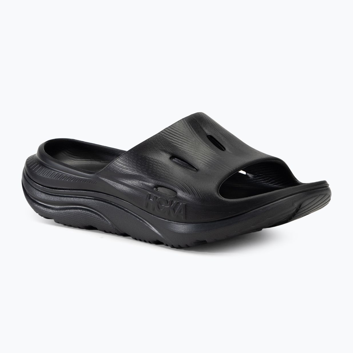 Papuci pentru copii HOKA Ora Recovery Slide 3 black/black