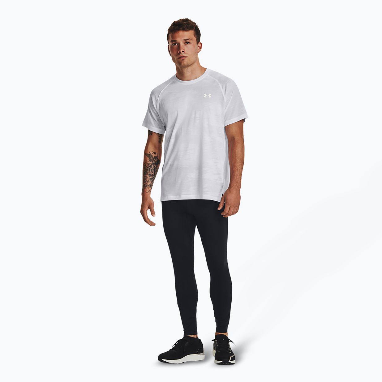 Colanți de alergare pentru bărbați Under Armour Qualifier Elite black/steel/reflective 2