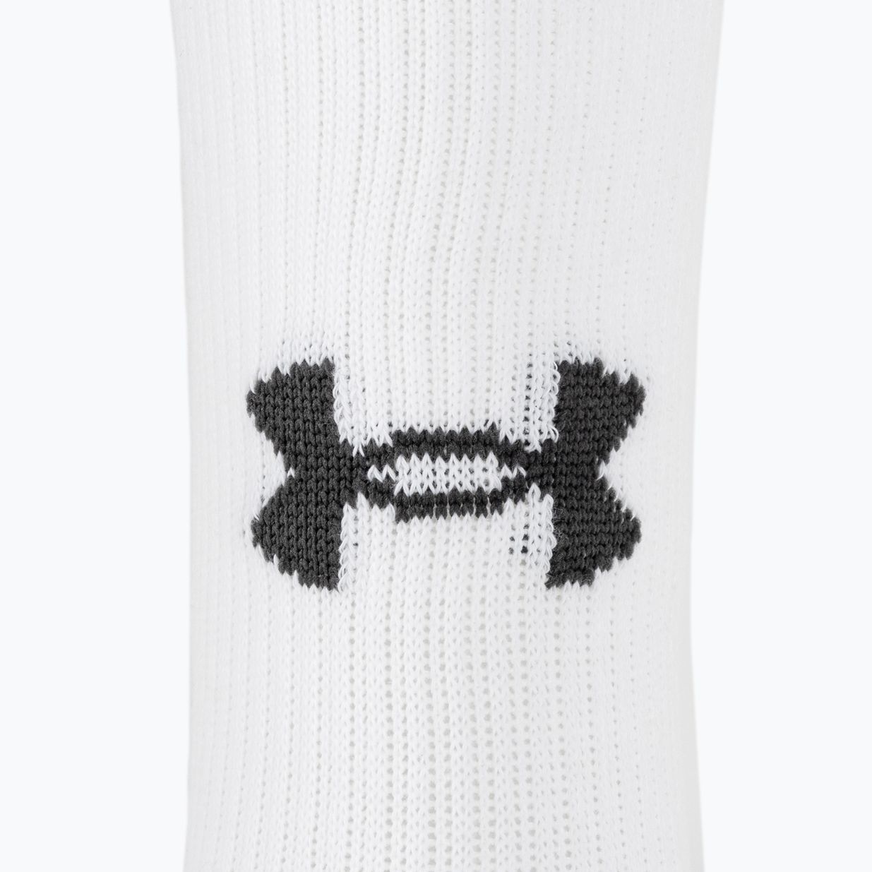 Under Armour Performance Tech 3pk șosete de echipaj alb/alb/jet gri 4