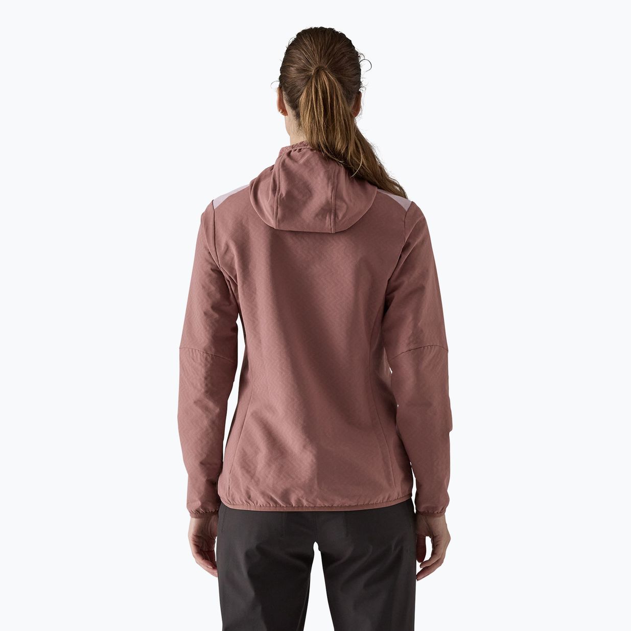 Geacă softshell pentru femei Patagonia R2 CrossStrata Hoody dulse mauve 2