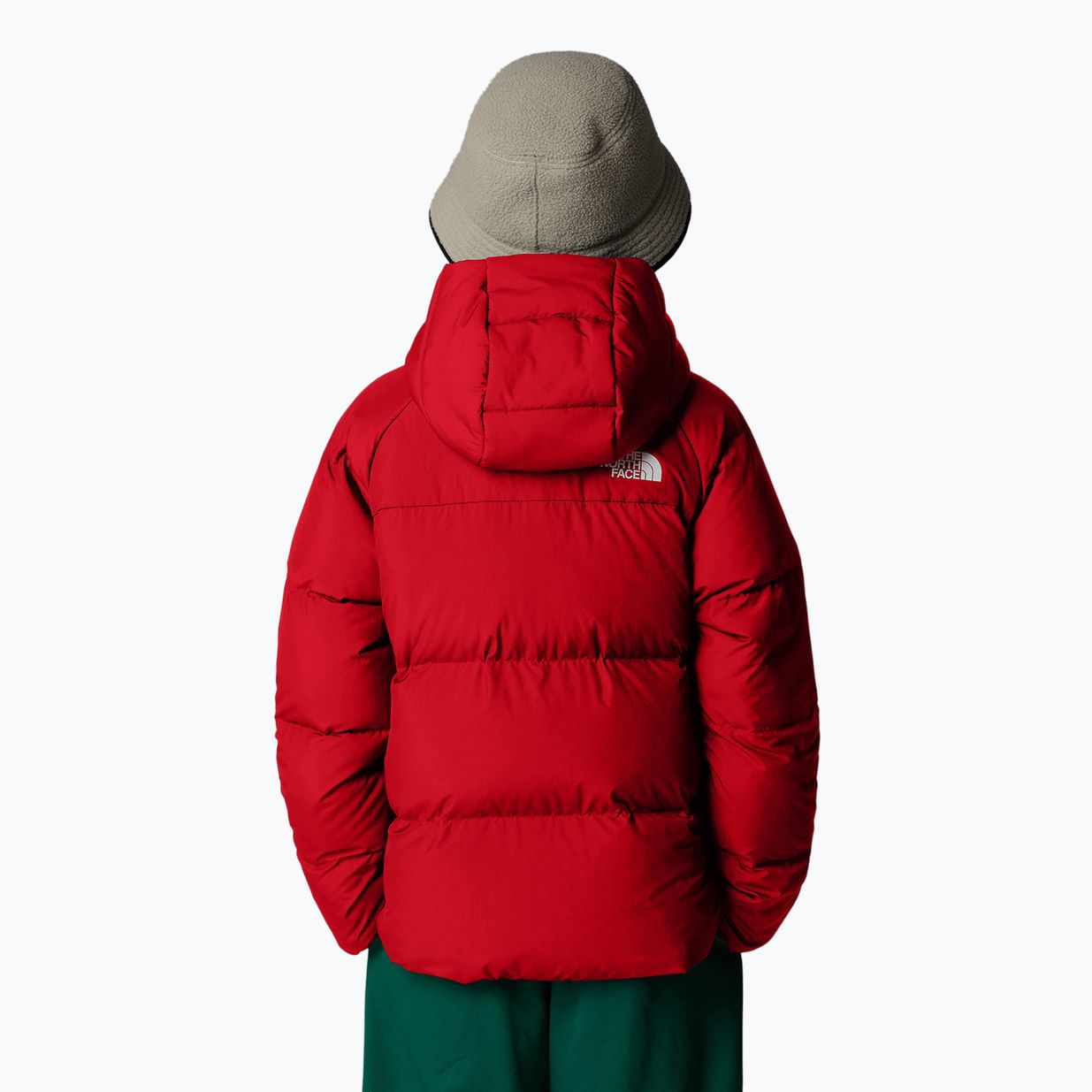 Geacă de puf pentru copii The North Face North Down Hooded red 3