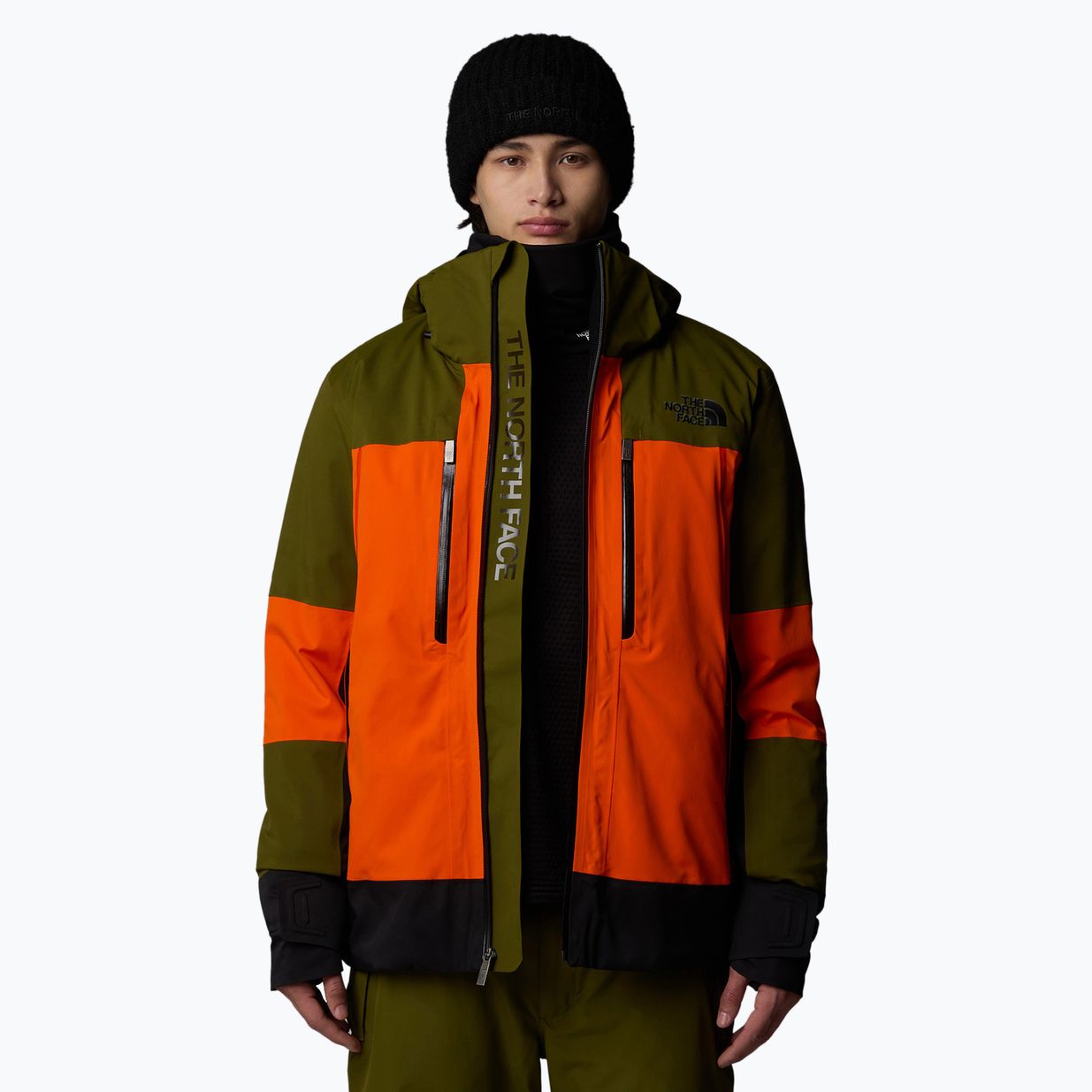 Geacă de schi pentru bărbați The North Face Snowsquall orange/forest olive 4