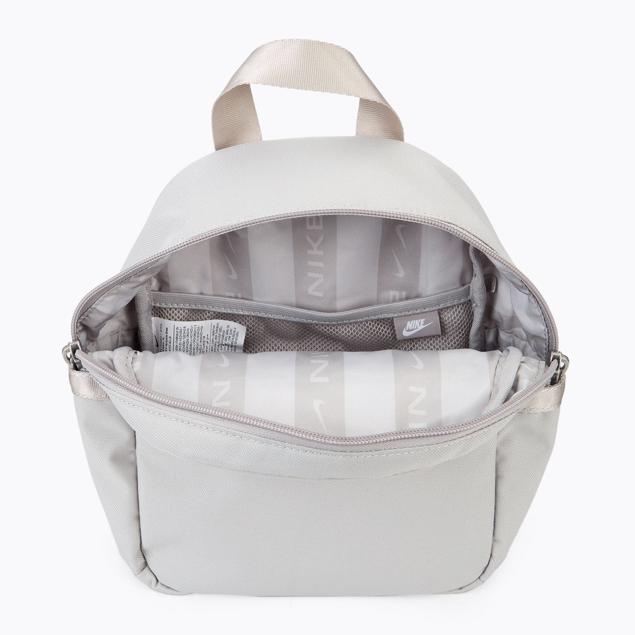 Rucsac de oraș pentru femei Nike Sportswear Futura Mini 6 l light iron ore/light iron ore/white 5