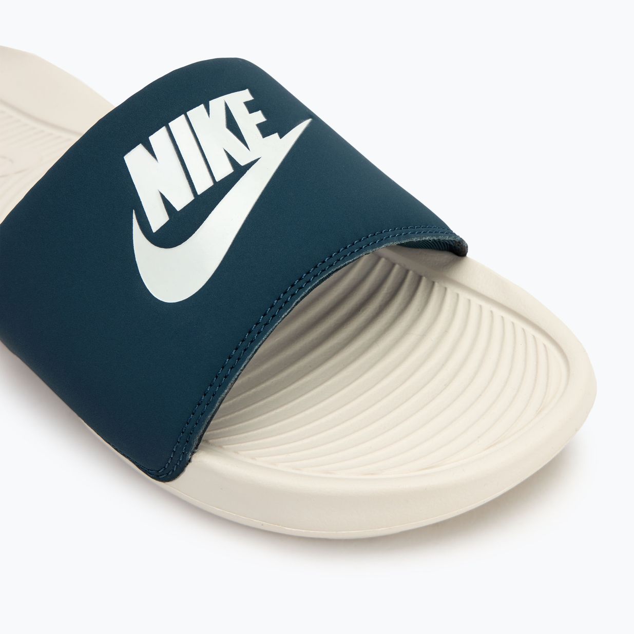 Papuci pentru bărbați Nike Victori One Slide armory navy / light orewood brown / sail 7