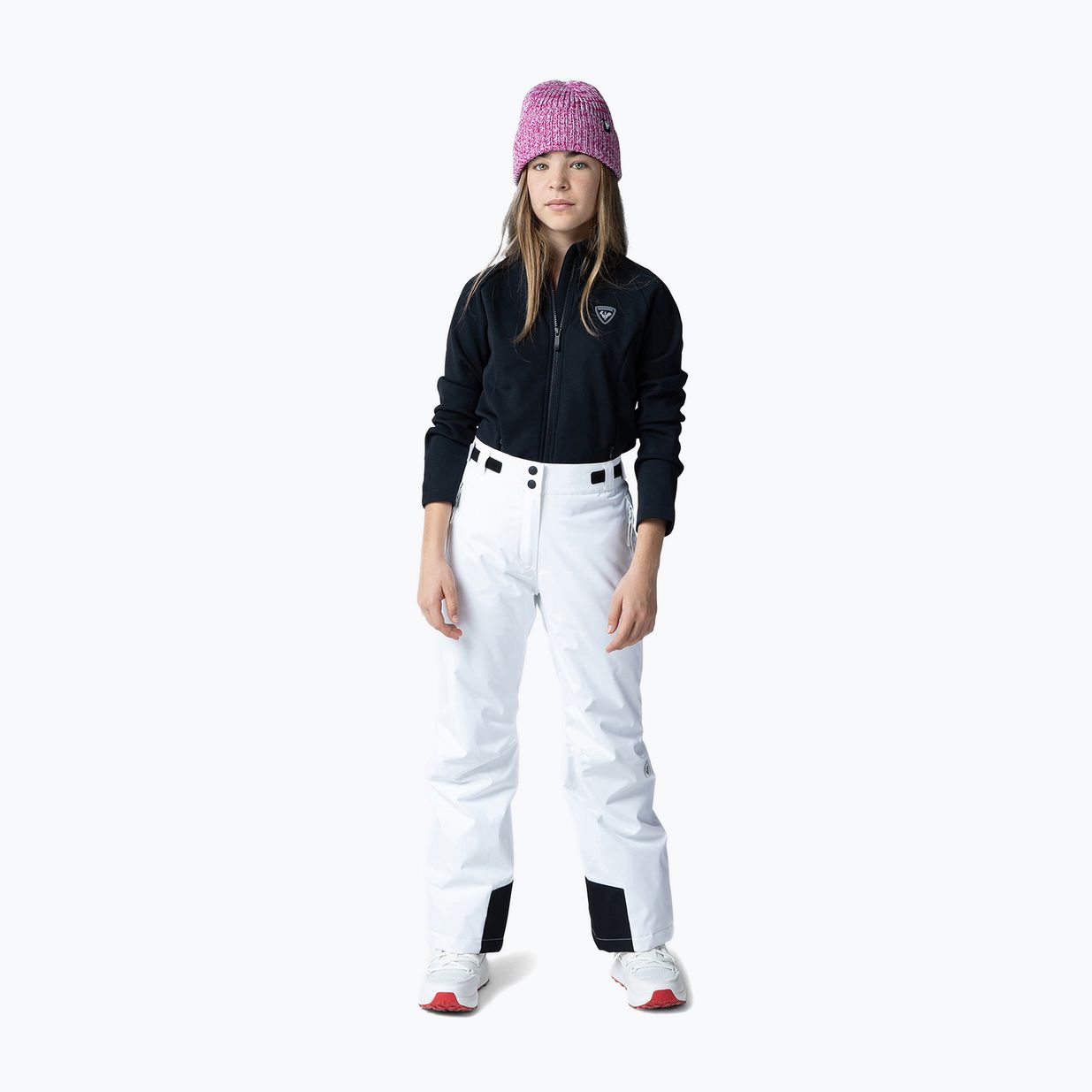 Pantaloni de schi pentru copii Rossignol Girls Ski white 2