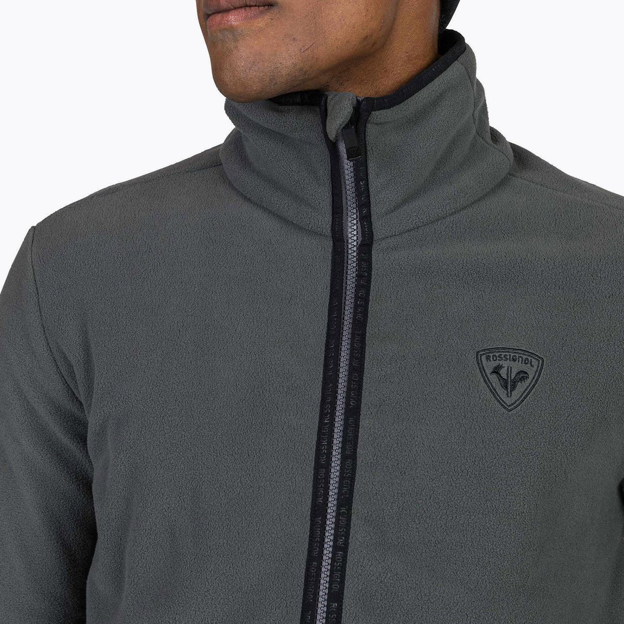 Bluză pentru bărbați Rossignol Strawpile Fleece Fz onyx grey 4