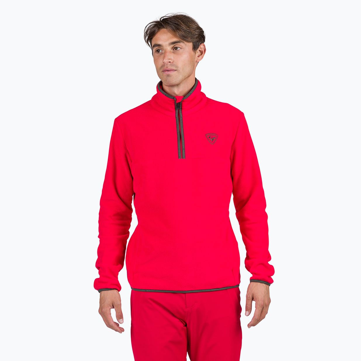 Bluză pentru bărbați Rossignol Strawpile Fleece Hz sports red