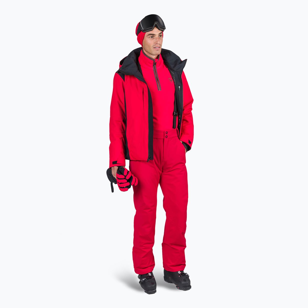 Bluză pentru bărbați Rossignol Strawpile Fleece Hz sports red 2