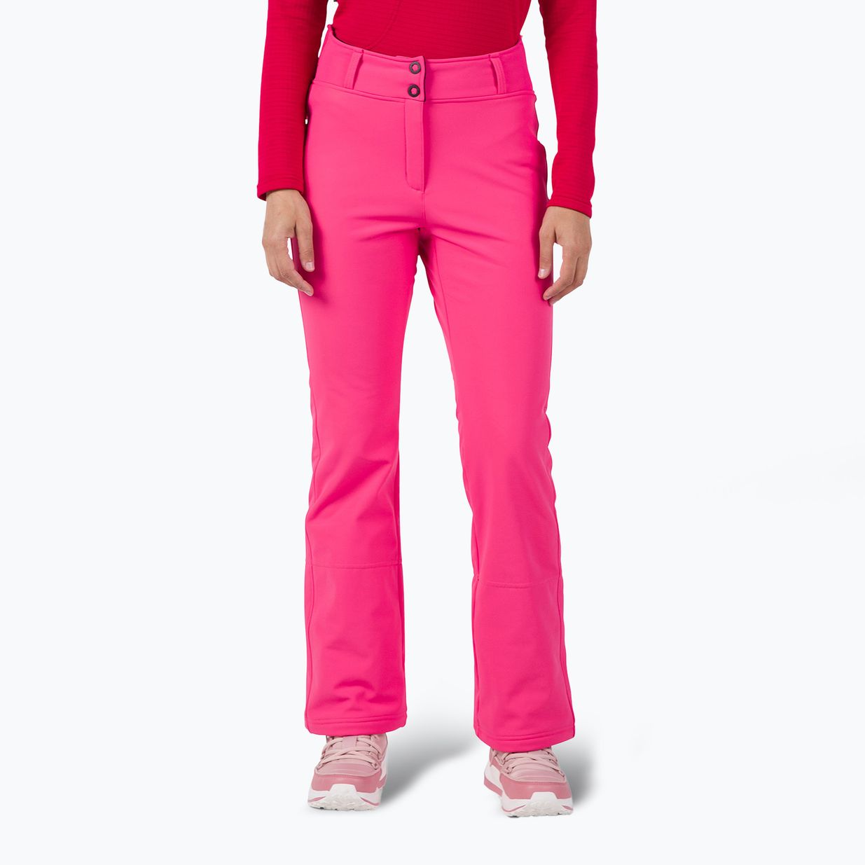 Pantaloni de schi pentru femei Rossignol Ski Softshell tea rose