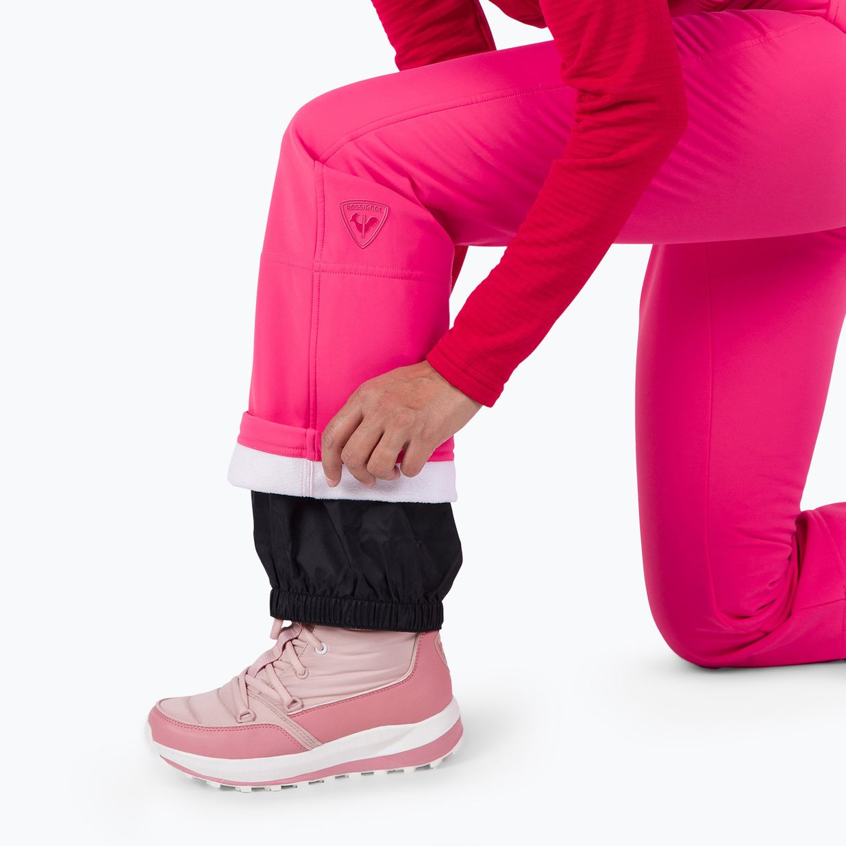 Pantaloni de schi pentru femei Rossignol Ski Softshell tea rose 5