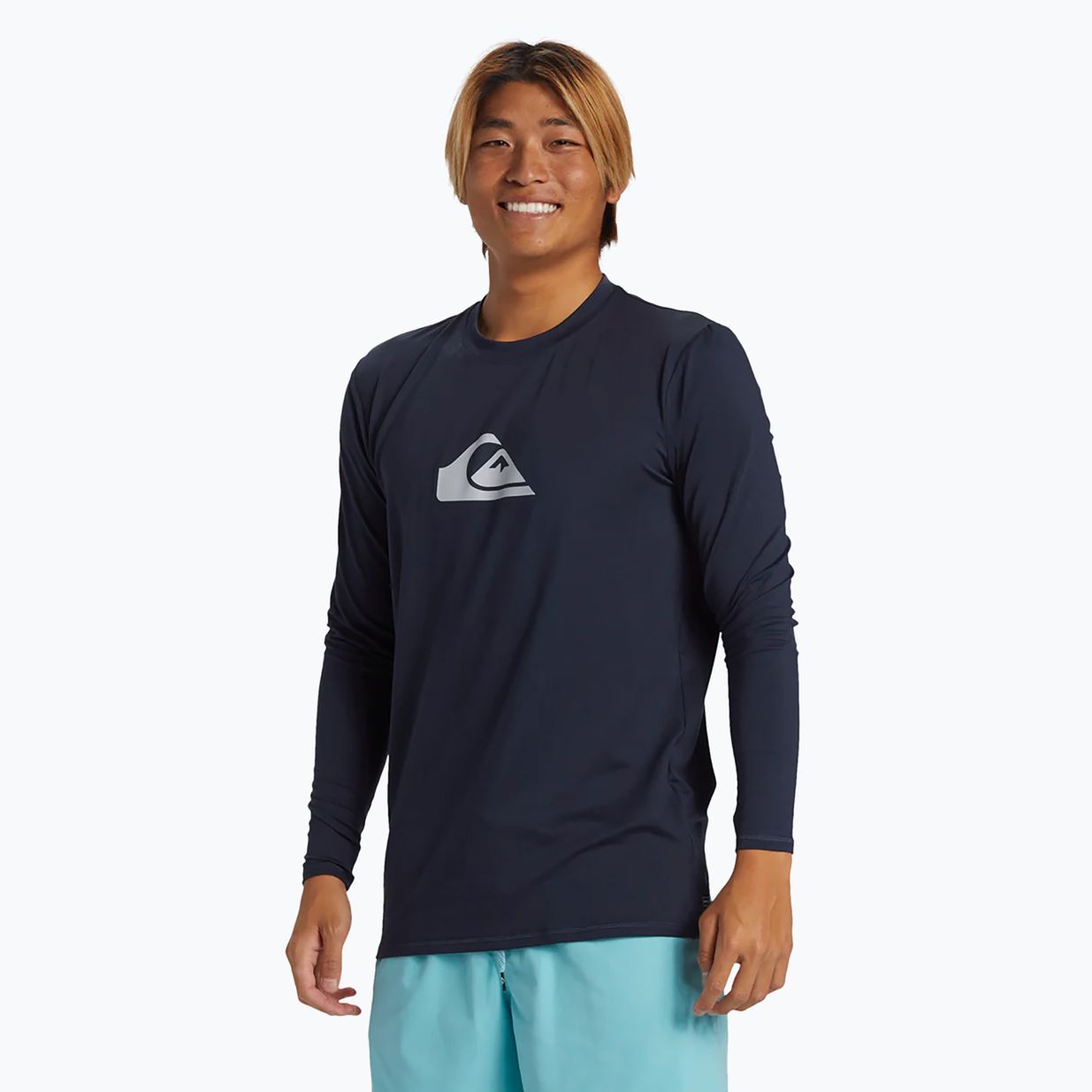 Longsleeve de înot pentru bărbați Quiksilver Everyday Surf Tee dark navy 2