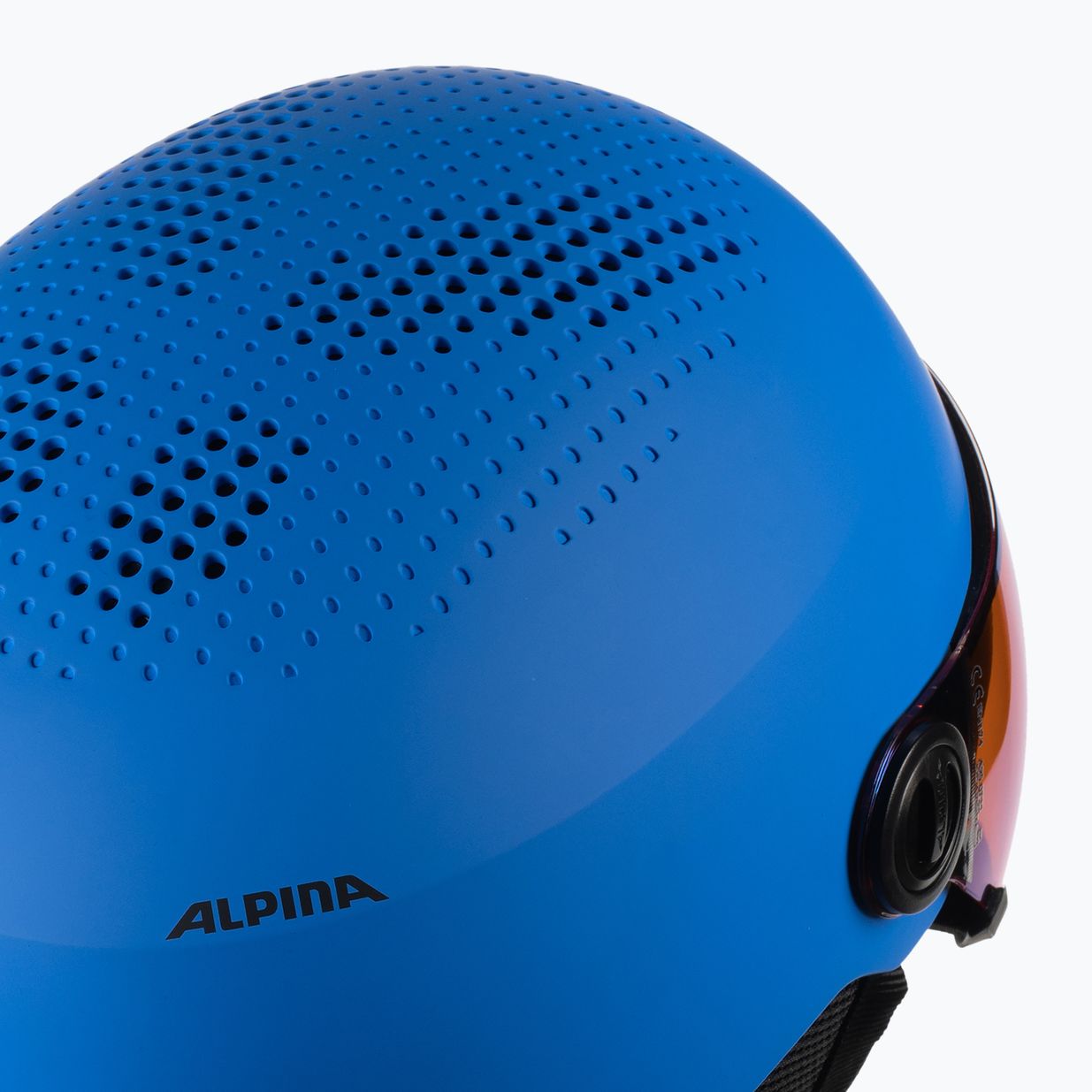 Căști de schi pentru copii Alpina Zupo Visor Q-Lite blue matt 7