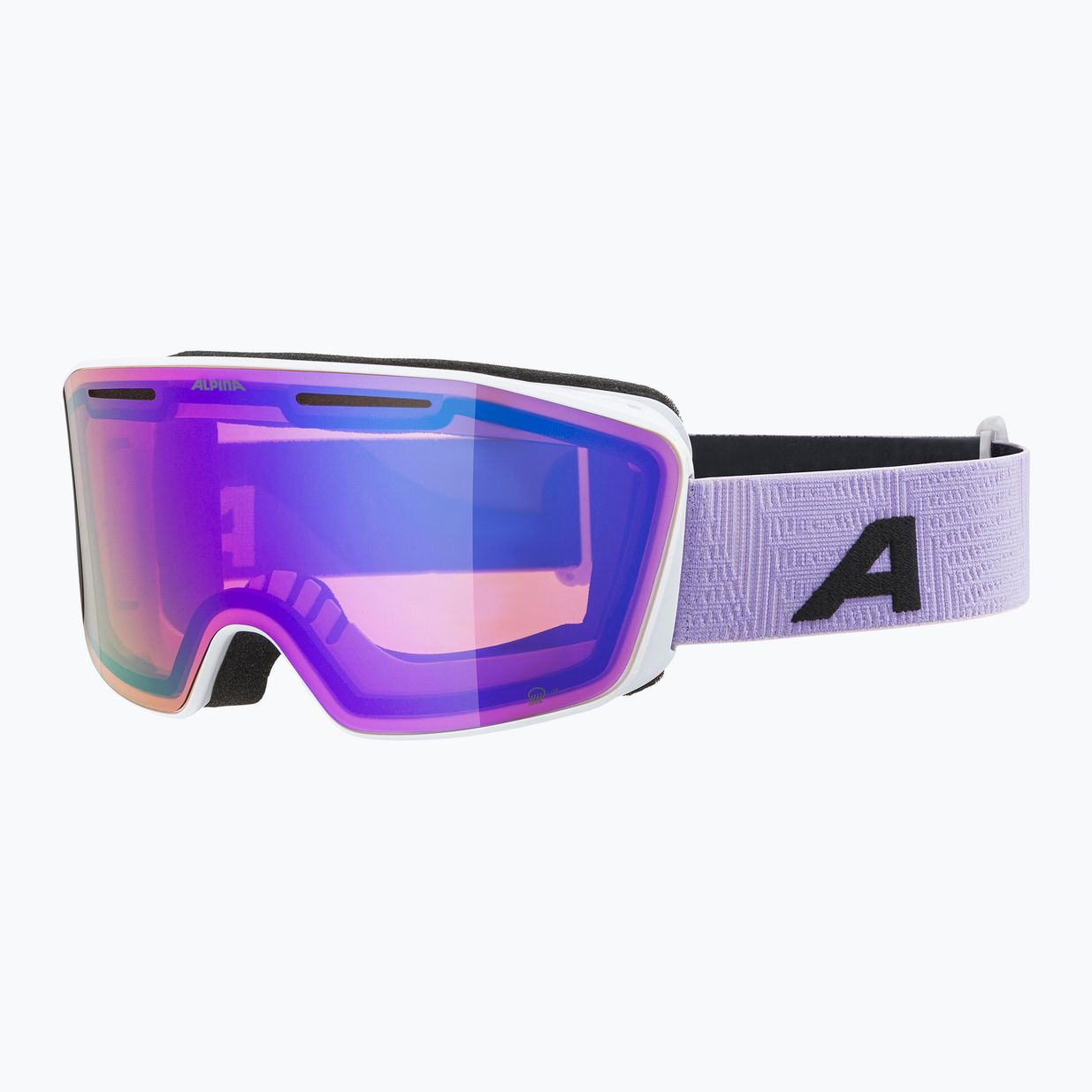 Ochelari de schi Alpina Nendaz Nendaz Q-Lite S2 alb/lilac mat/lavender 5