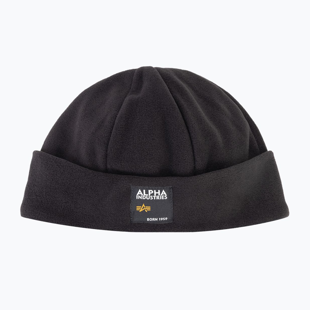 Alpha Industries Label Fleece set șapcă + mănuși negru 2