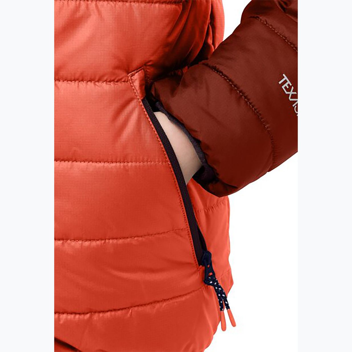 Geacă cu puf pentru copii Jack Wolfskin Zenon coral orange 3