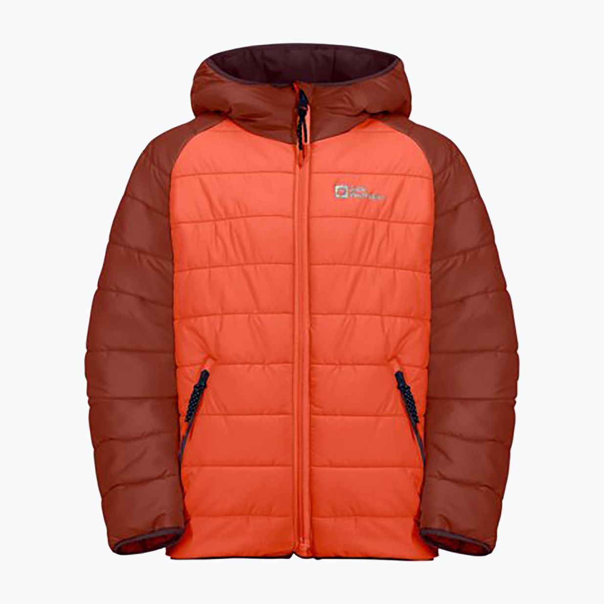 Geacă cu puf pentru copii Jack Wolfskin Zenon coral orange 4