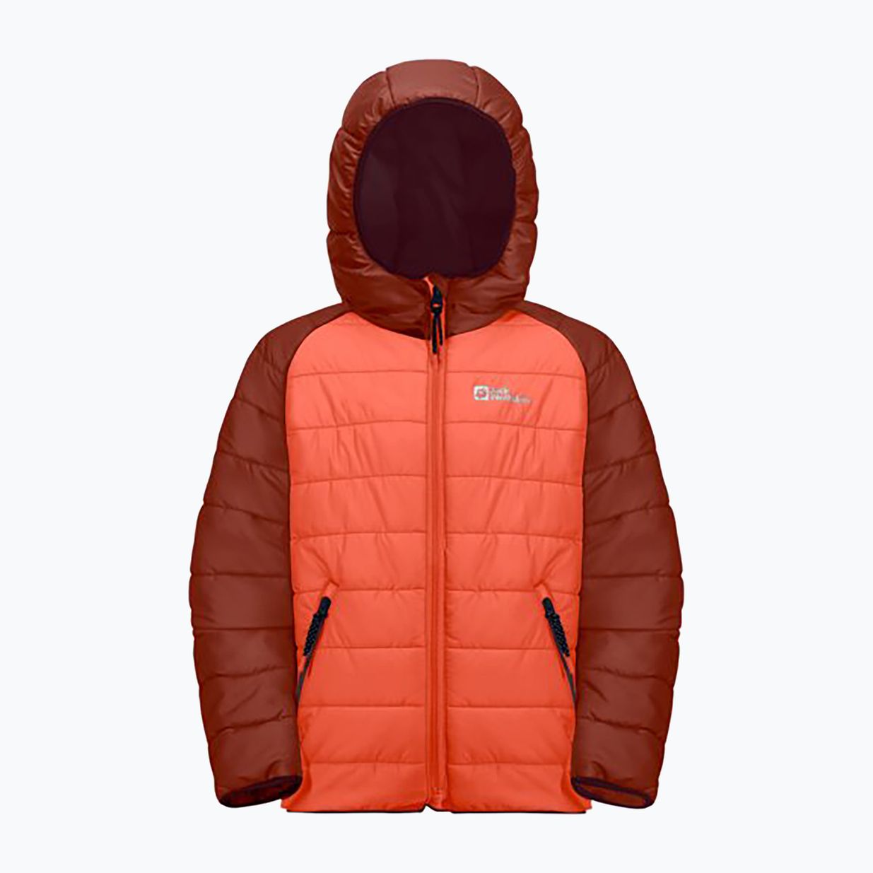 Geacă cu puf pentru copii Jack Wolfskin Zenon coral orange 6