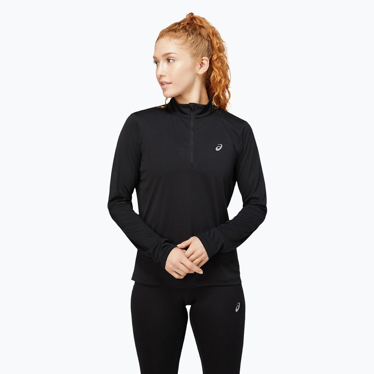 Longsleeve de alergare pentru femei ASICS Core 1/2 Zip Top performance black