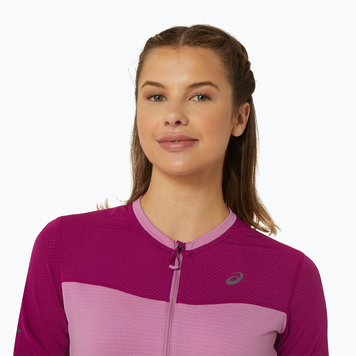 Tricou de alergat pentru femei ASICS Fuijtrail soft berry/blackberry 4