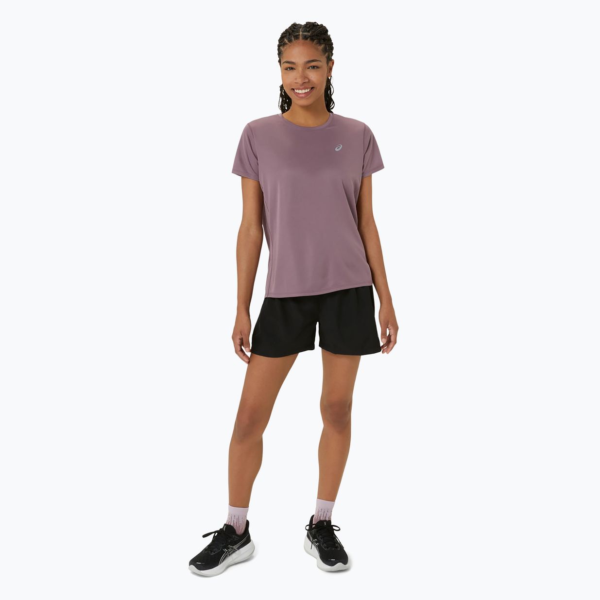 Tricou de alergare pentru femei ASICS Core Top dusty mauve 2