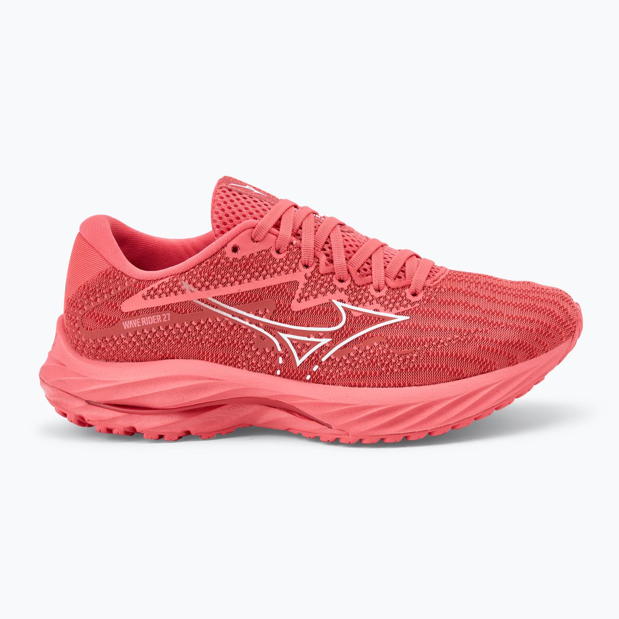 Încălțăminte de alergare pentru femei Mizuno Wave Rider 27 dubarry/ white/ cranberry 2