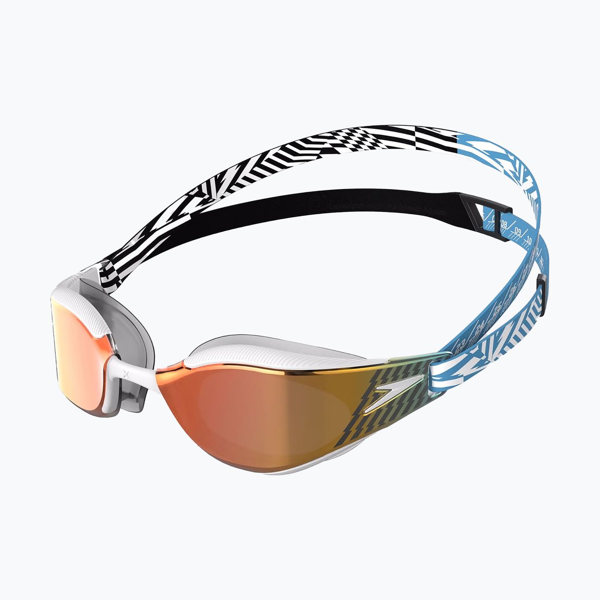 Ochelari de înot Speedo Fastskin Hyper Elite Mirror picton blue/black/white