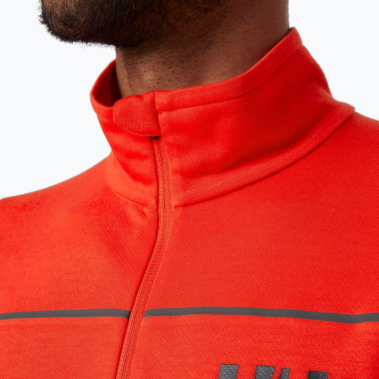 Helly Hansen Hp 1/2 Zip pulover pentru bărbați roșu alert 3