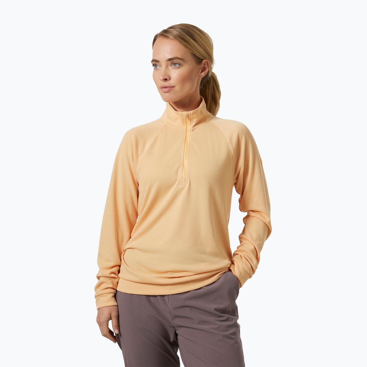 Hanorac de navigație pentru femei Helly Hansen Inshore 1/2 Zip miami peach