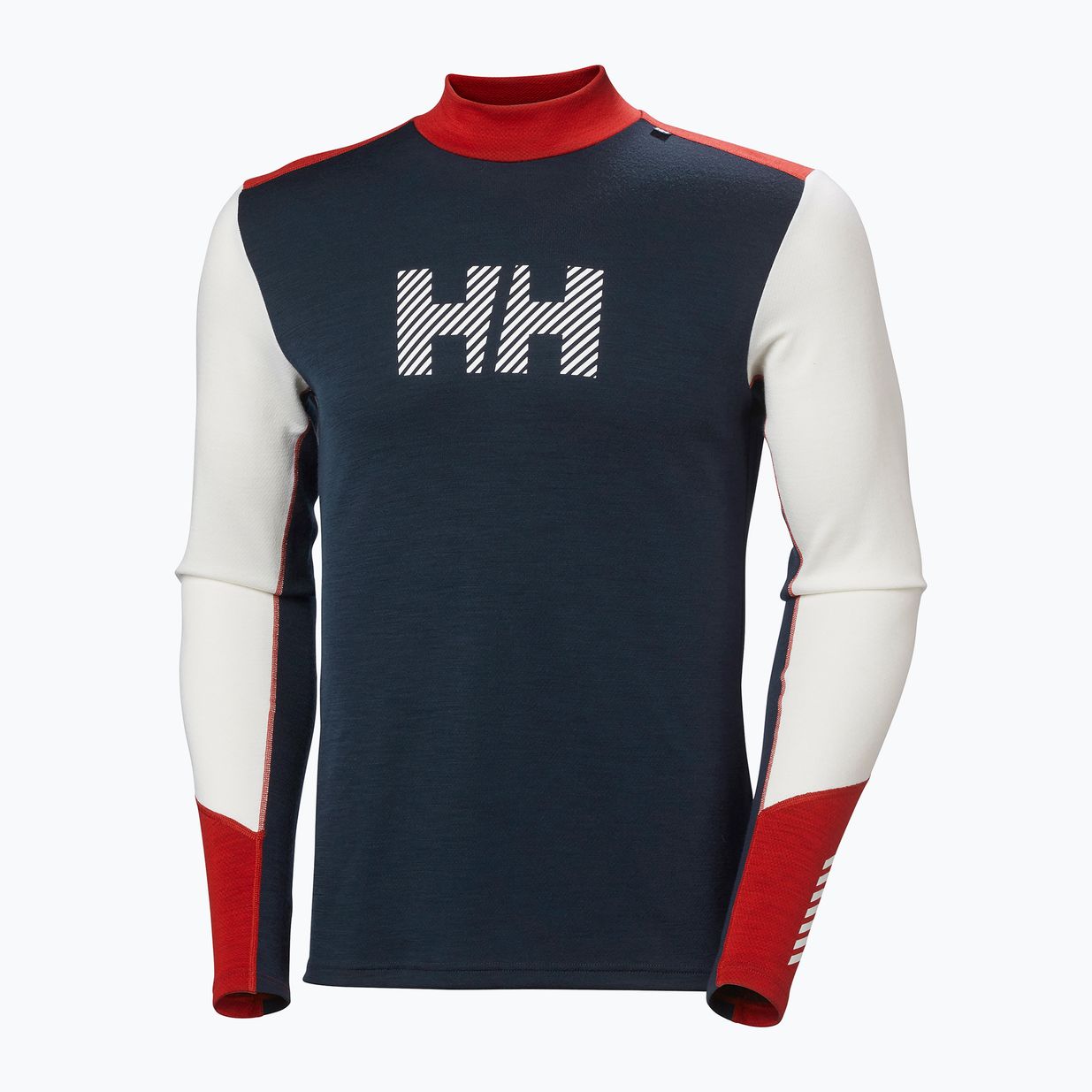 Bluză termoactivă pentru bărbați Helly Hansen Lifa Merino Midw Logo off white 6