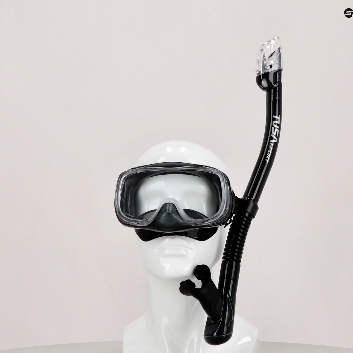 TUSA Mască + Snorkel set negru UC-3325P 9