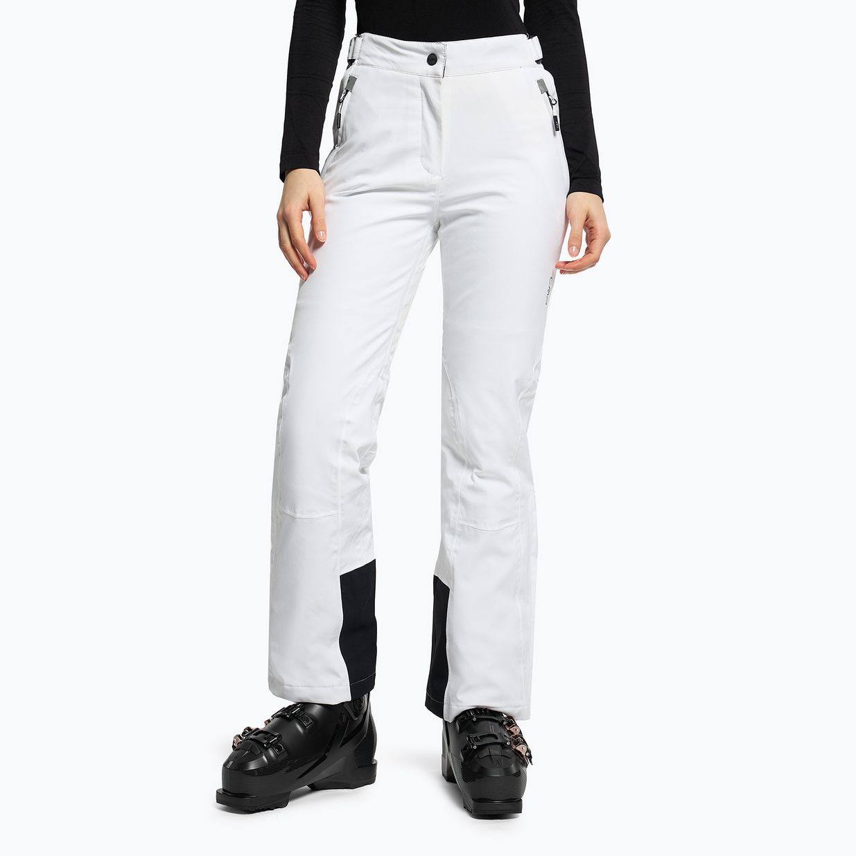 Pantaloni de schi pentru femei CMP alb 3W18596N/A001