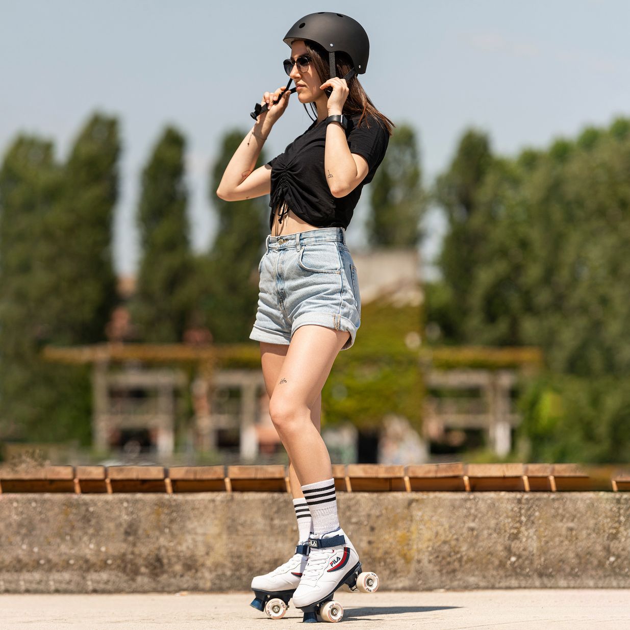 Cască Rollerblade Downtown negru 067H0300 800 8