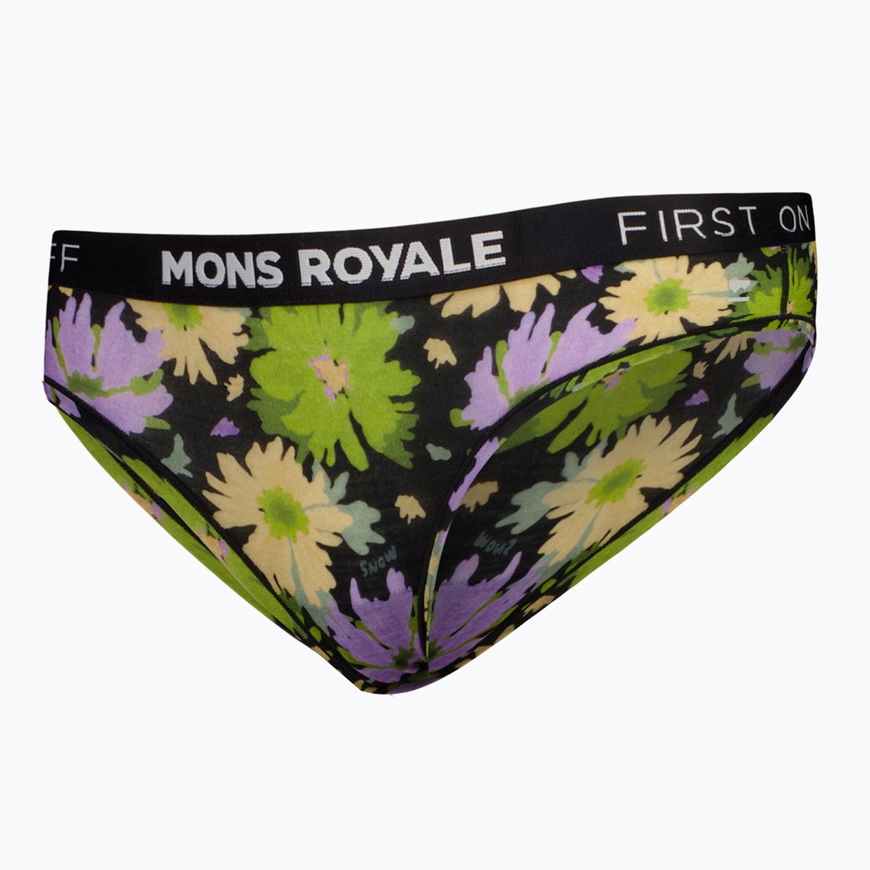 Chiloți termoactivi pentru femei Mons Royale FOLO Brief alpine bloom