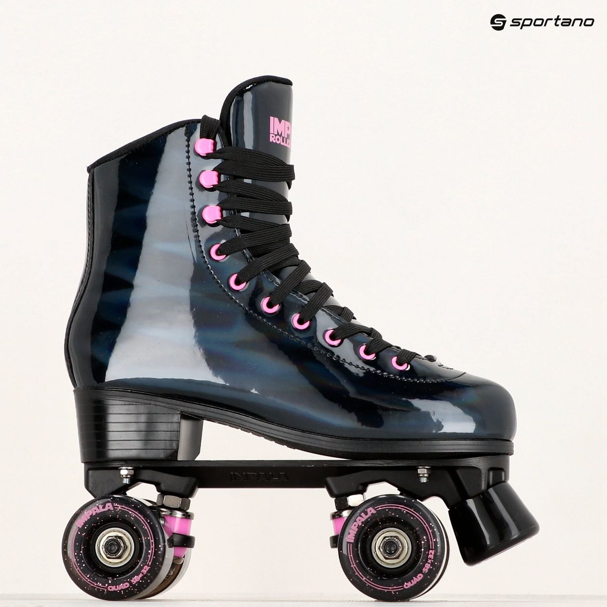 Patine pentru femei IMPALA Quad Skate negru holografic 12