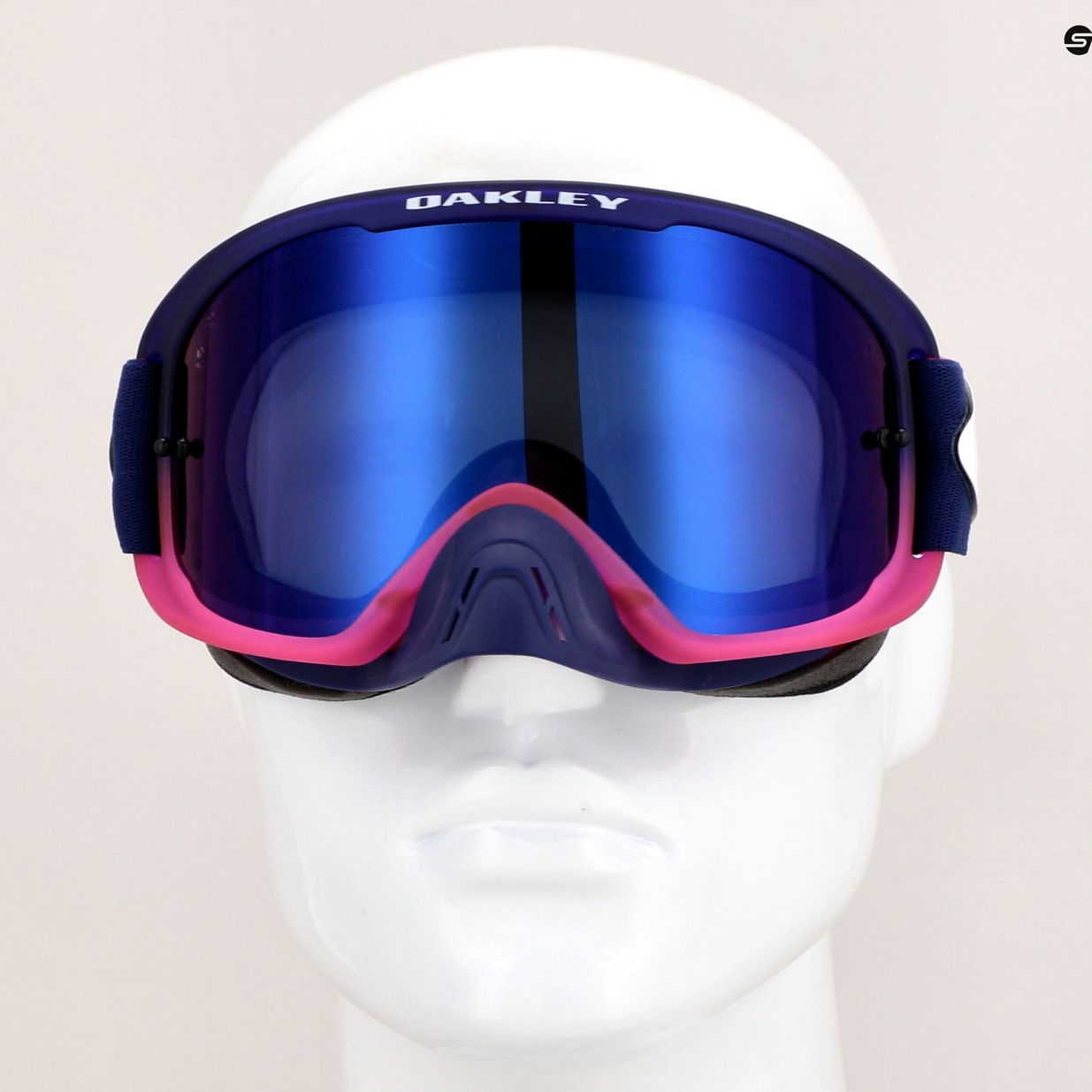 Ochelari de ciclism Oakley O Frame 2.0 Pro MTB tld navy stripes/black ice iridium 9